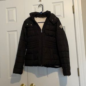 Hollister Black Winter Jacket Size Small